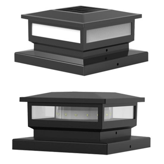 1/2 шт. Фонари на столбы на солнечной батарее, Водонепроницаемые, Автоматическая зарядка, Легко установить