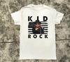 Kid Rock Белая Хлопковая Рубашка Полный Размер S-5XL Унисекс SN185 Унисекс Футболка