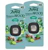 Febreze Deodorizing Air Freshener for Cars Easy Clip Bergamot Wood X 2 [Bulk Purchase] 2.2mL