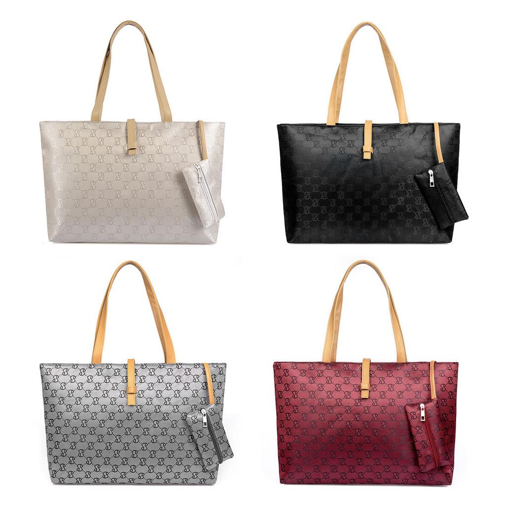 Fashionable Ladies Shoulder Tote Big Size Durable Canvas Bag For Shopping And Travel