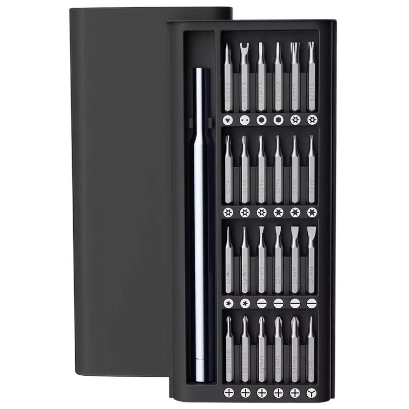 25 in 1 Precision Screwdriver Set Magnetic Bit Repair Tool Kit for Phone Laptop Electronics Household DIY Maintenance