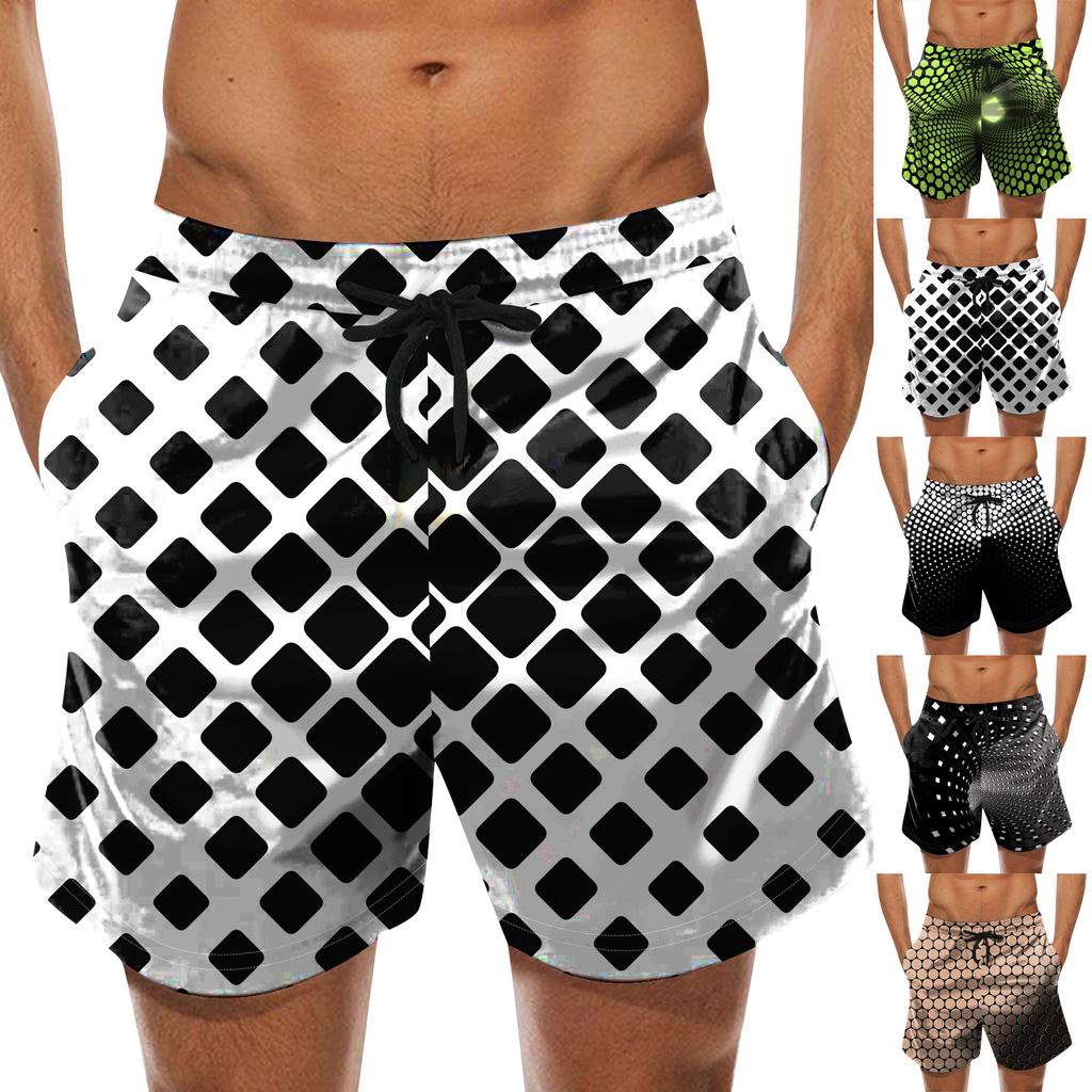 Fashion Men's Strapped Hawaiian Beach Fit Sport Casual Shorts Pants