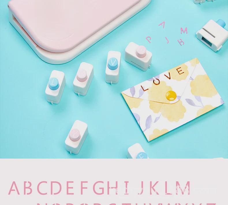 Машина для тиснения букв KEDEYU DIY для поздравительных открыток ручной работы с набором из 26 букв