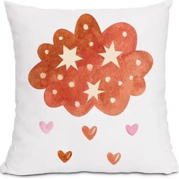 Modern Minimalist INS Rainbow Pillowcase Fresh Printed Linen Cushion Pillowcase Living Room Sofa