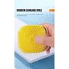 Dog Bathing Brush Pet Massage Brush Shampoo Dispenser Soft Silicone Brush Rubber Bristle for Dogs and Cats Shower Grooming Tool