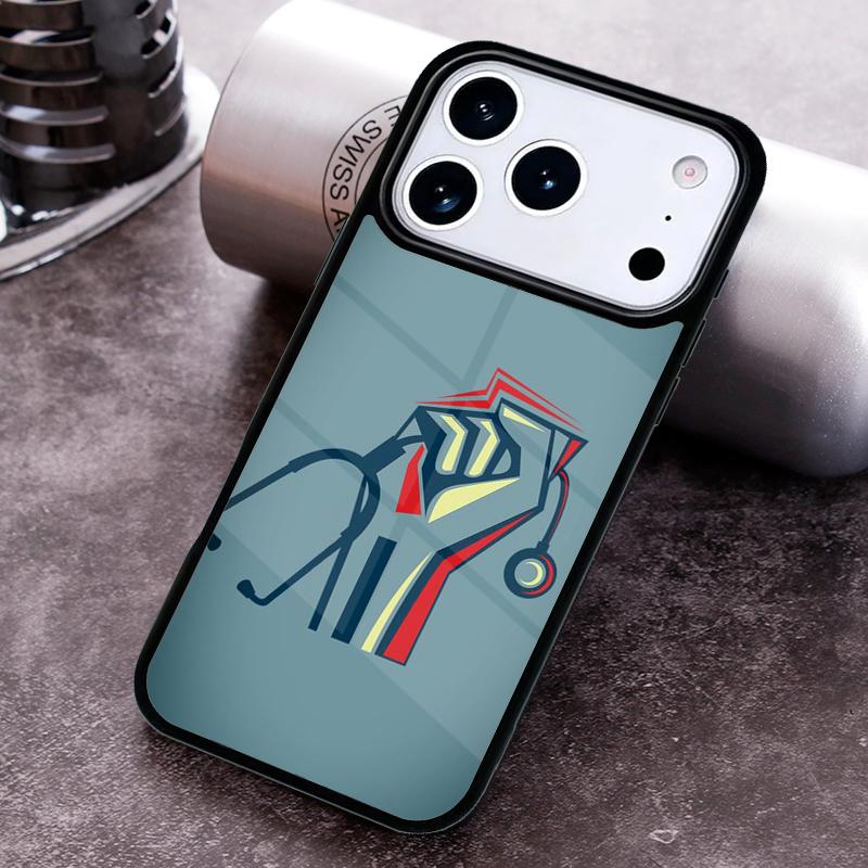 Медицинский чехол для телефона Медсестра для iPhone 17 16 15 Pro Max Air 14 13 12 11 Plus Ударопрочный Capa Cover