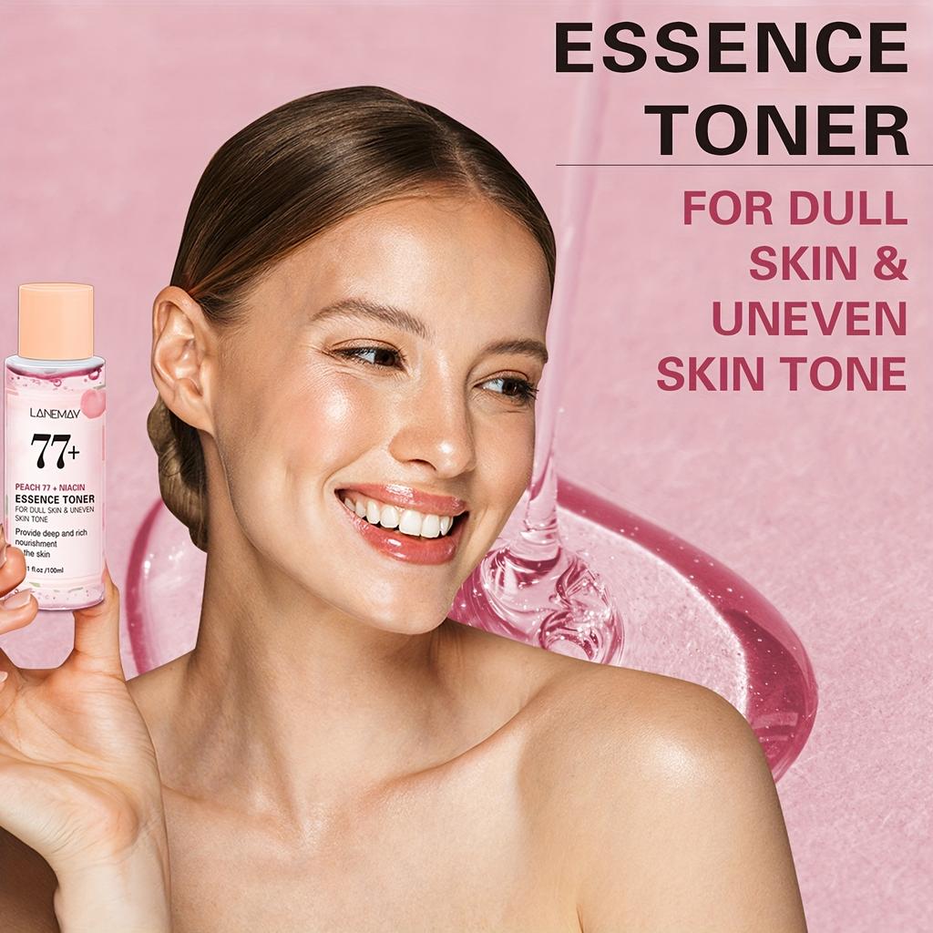 Niacinamide Essence Toner - Hydrates and Firms The Light Beige, Controls Oil and Protects Light Beige's Barrier - Safe for Sensitive Light Beige