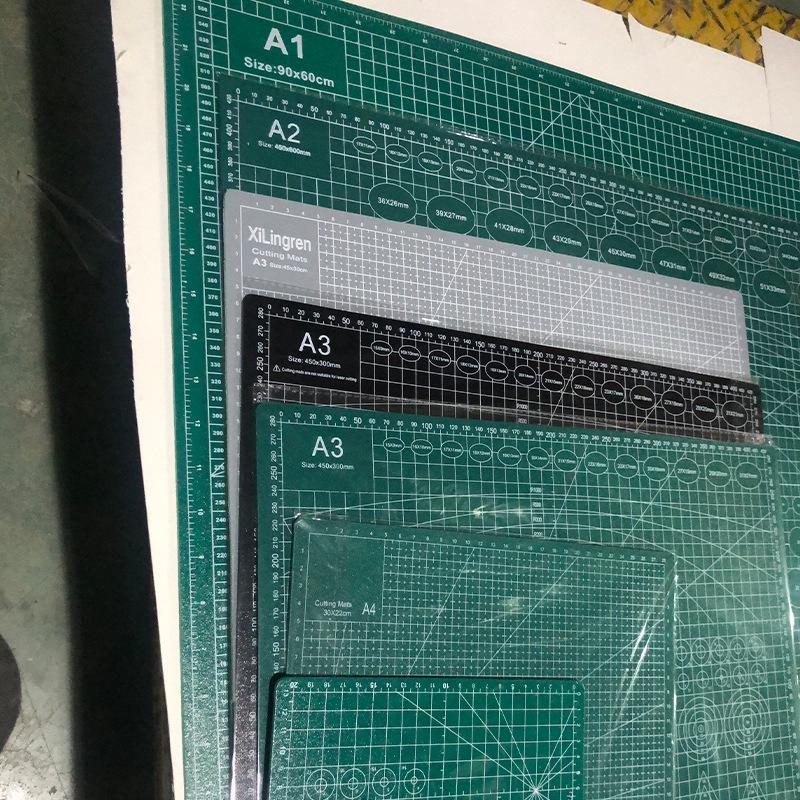 A1-A6 Двусторонняя зеленая самовосстанавливающаяся подложка для резки, 2,3 мм, для бумаги, искусства и гравировки.