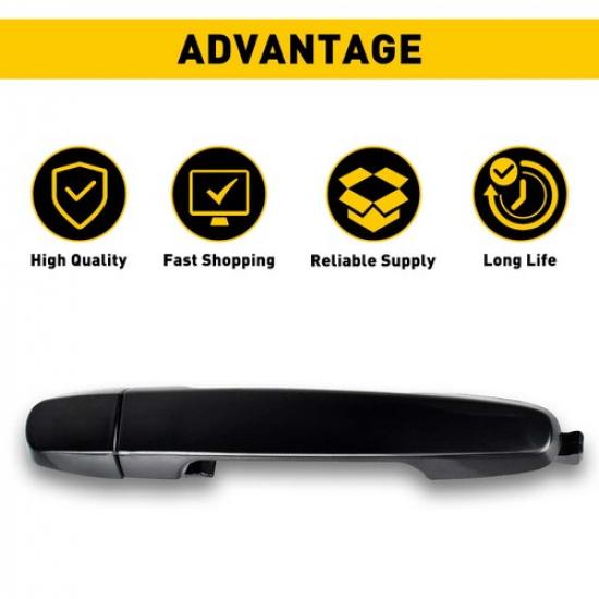 Наружная дверная ручка 2003-2013 Для Corolla Задняя Toyota Левая или Правая Наружная