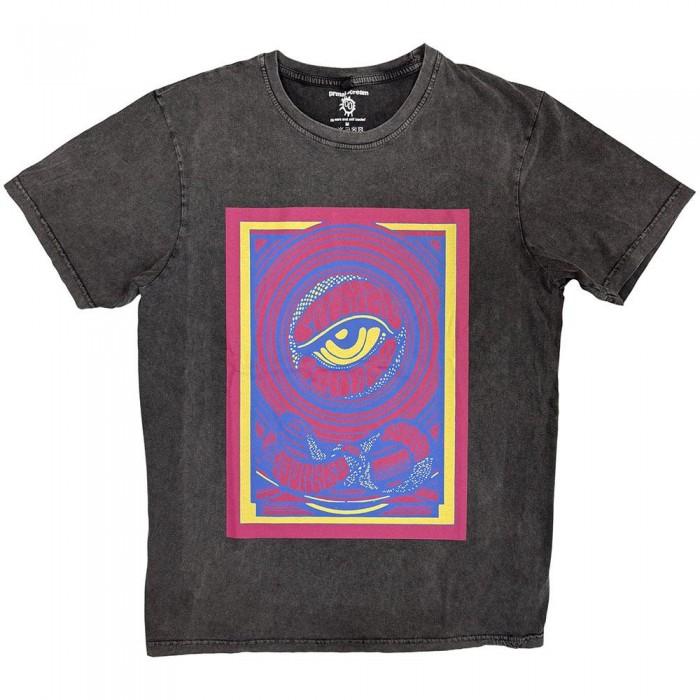 Primal Scream Unisex Adult Psychedelic Eye Stone Wash T-Shirt