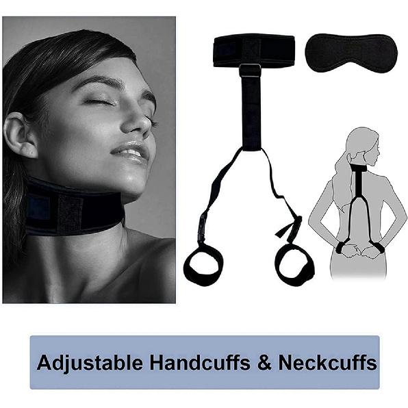 BDSM Sex Toys Bondage Kit Straps Cuff Bondaged Rope Cord & Rope Kit Sweater | Bondaged Tie Downs Kit Women Bed Restraint for Queen Sized Bed