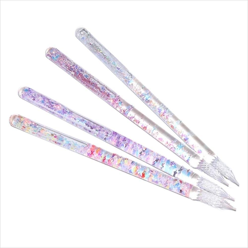 Ручка для письма Перьевые ручки Ручка с чернилами для подписи Ручка-капельница Crystal Pen Стеклянная ручка Стеклянная ручка для макания