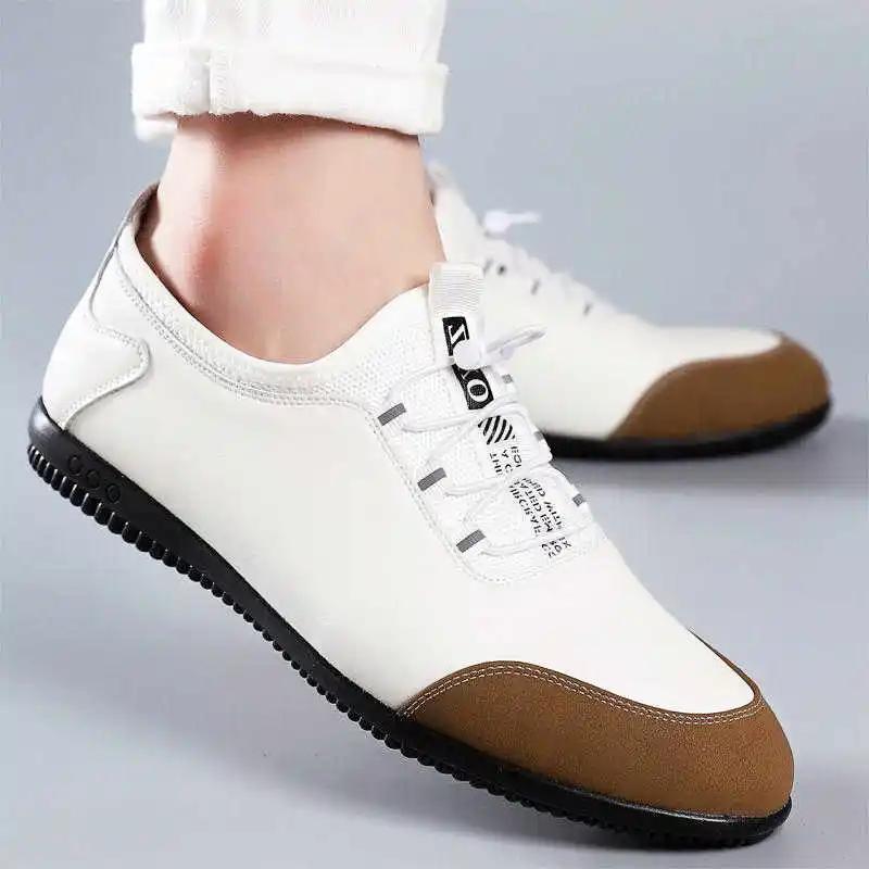 Зимние Дорожные Кроссовки Красные Беговые Лоферы Белые Бежевые Туфли Мужские Спортивные Мобильные Сезонные Гостеприимные Лоферы