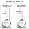 Умный стеклянный сенсорный выключатель Graffiti WiFi+RF433 - Панель управления домом, совместимая с голосовым управлением Alexa