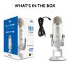 Blue Microphones Yeti - серебристый USB-микрофон [Продукт авторизованного японского дистрибьютора] серебристый 1950