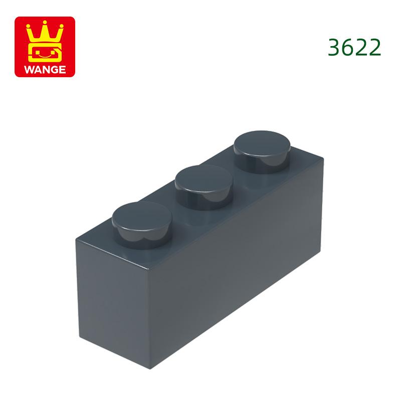 Нетоксичный 85 шт./лот 3622 1x3 точки Строительный блок Moc Классические аксессуары Совместим с Кирпич Детские игрушки Подарочная коробка