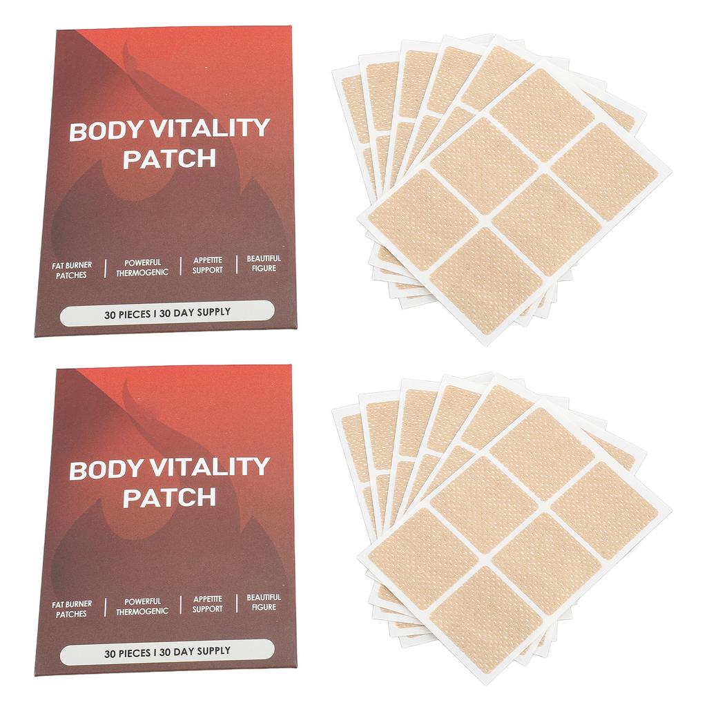 60pcs Body Slimming Patches Waste Expelling Skin Tightening Firming Shaping Patch for Arm Thigh Belly
