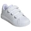 Adidas advantage base 2.0 sneakers hook and loop closure white