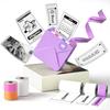 Phomemo M02S Mini Printer Smartphone Compatible Thermal Printer Set with 6 Roll Stickers Label Printer 300DPI Portable Mobile Printer Pocket Printer
