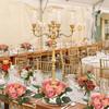Simulated Candle Rings Wreaths Silk Fake Rose Flower 20cm Artificial Flowers  Wedding Decoration