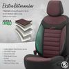 Линейный дизайн, дополнительный поддерживающий чехол на автомобильное сиденье, черный, бордовый, красный