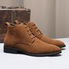 Men's Classic Retro Desert Boots Mens Fashion Lace-up Ankle Boot Men British Style Short Boots High-top Casual Shoes
