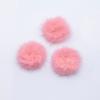 10Pcs 30mm Mink Plush Ball with Bottom Gasket for DIY Headwear Hair Clips Bow Accessories Handmade Baby Clothes Hat Shoes Decor