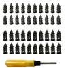40/20 шт. резиновые винты для вакуумного ремонта шин с набором отверток резиновые заглушки для винтов для ремонта проколов шин автомобилей и мотоциклов