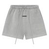 Essentials FW25 Классические флисовые шорты однотонные на шнурке свободного кроя повседневные шорты доступны для унисекс 160SP252005F