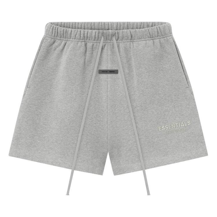 Fear of God Essentials Классические флисовые шорты-джоггеры Бетонный меланж Мужские 160SP252005F
