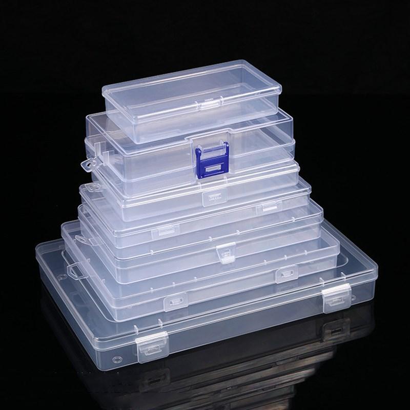 Rectangular Translucent Box Plastic Storage Box Strong Storage Box Packing Boxes Waterproof Multifunctional Storage Case
