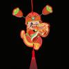 Self-adhesive Shaking Head God Pendant 3D Spring Festival Door Sticker  Kitchen