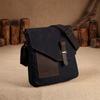 Сумка через плечо для Messenger Canvas Crossbody Genuine Commuting Business Black [Vaschy] Мужская, Сумка, Сумка, Кожаная, Школьная, Сумка, Сумка,
