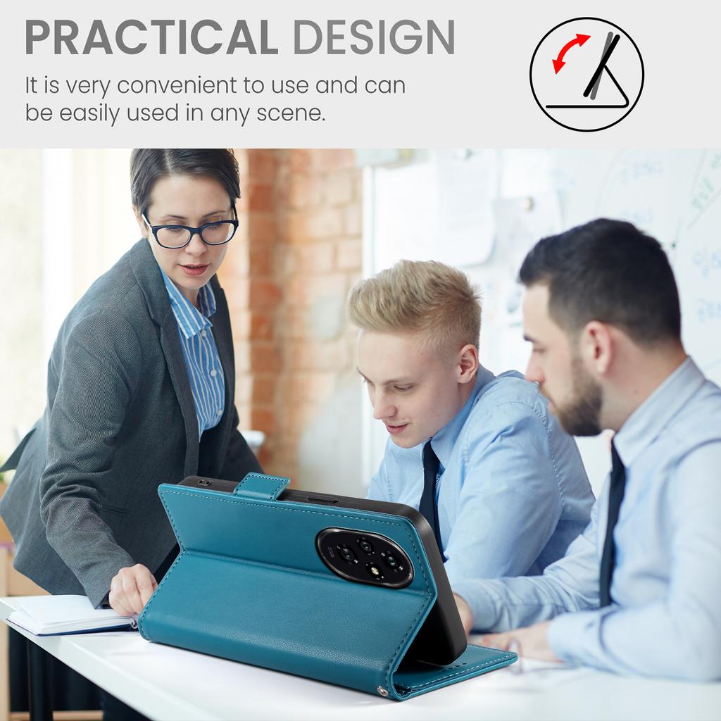 DF-010 For Honor 200 5G Wallet Case PU Leather Stand Phone Cover