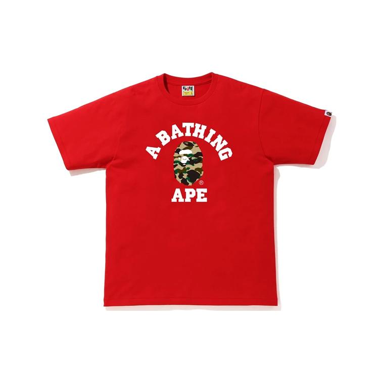 A Bathing Ape 1St Camo College Tee T-shirt 1G30-110-018