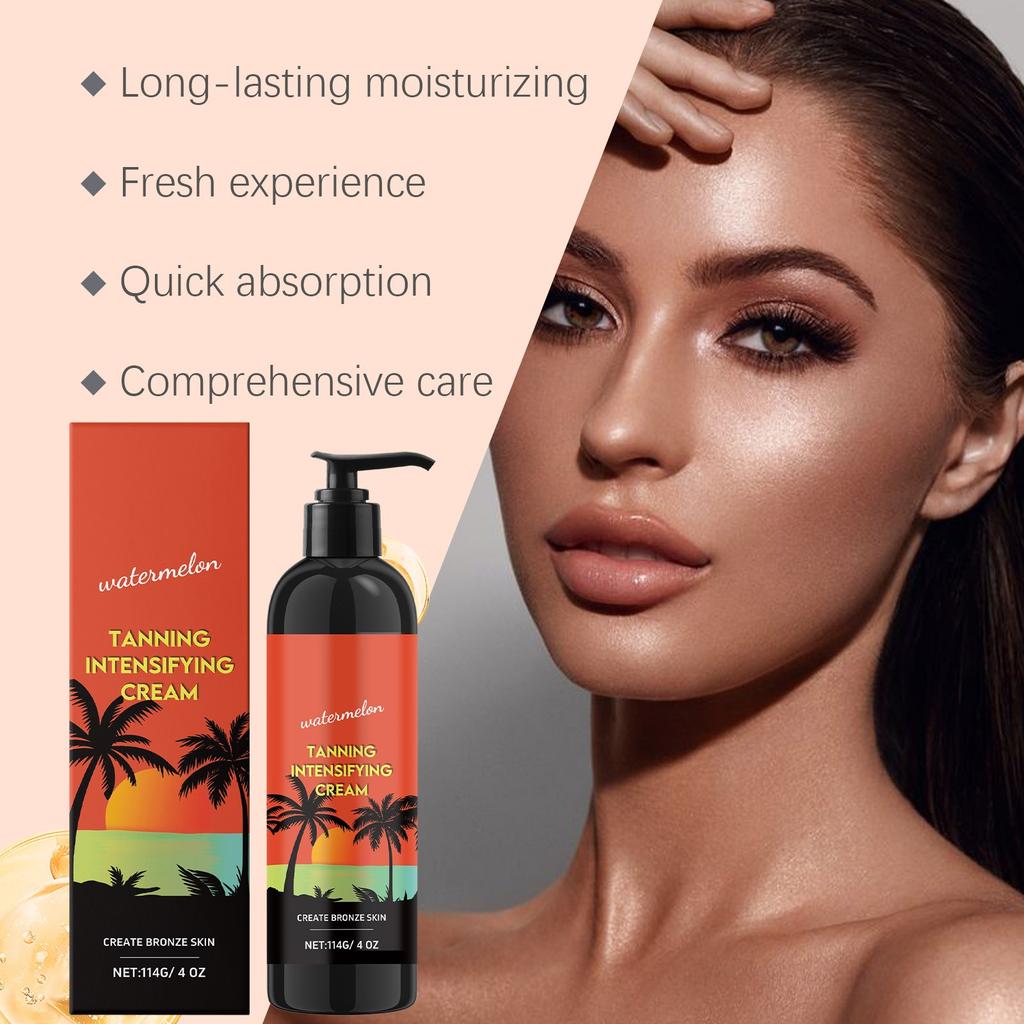 Черный крем для тела Летний автозагар без солнца Мгновенное проявление цвета Стойкий антипригарный крем для одежды