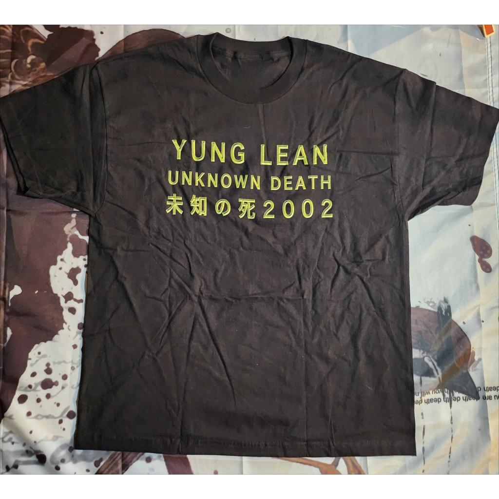Yung Lean Unknown Death 2002 Альбом Тур Футболка Мужская Мода Повседневные Футболки с Коротким Рукавом Унисекс Высококачественная Хлопковая Футболка