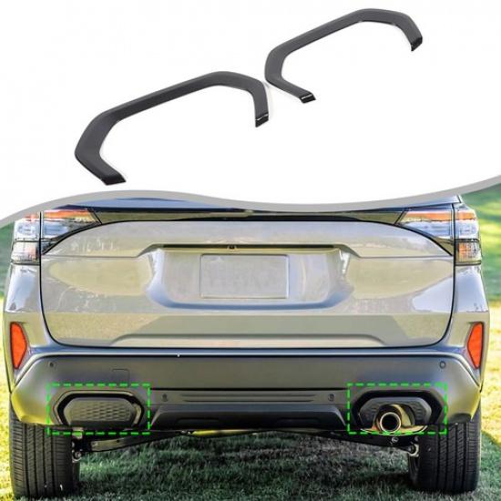 Глянцевый черный задний выхлопной глушитель, насадка на выхлопную трубу для Subaru Forester SL 2025+