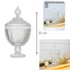 Diamond Glass Chocolate Box 15X31 Cm Decorated In A Glamorous Style