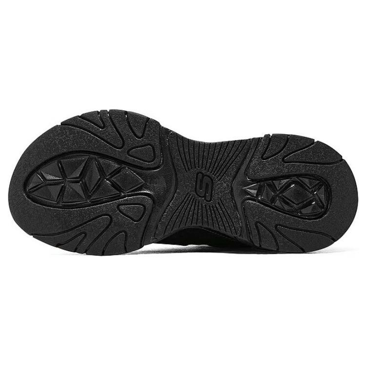 Skechers Stamina V3 Ткань Синтетическая Кожа Меха Обувь Третье Поколение Спортивный Комфорт Низкие Повседневная Обувь Женские кроссовки Черный 896151-BBK
