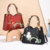 National Style Embroidered Women's Bag Large Capacity Shoulder Bag High-quality Lady Crossbody Bag Luxury Embroidered Handbag
