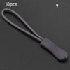Buckle Suitcase Tent Backpack Zipper Pull Zip Puller Replacement Ends Lock Zips Cord Rope Pullers