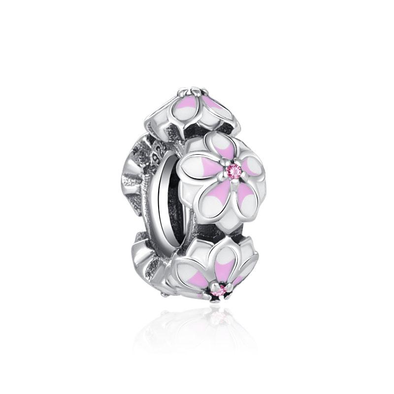 Шарм-клипса Застежка Лапка Луны Медь Квадратный Камень Разделительная Бусина Подходит для Оригинального Браслета Сделай Сам Для Женщины Девушки Ювелирные Изделия