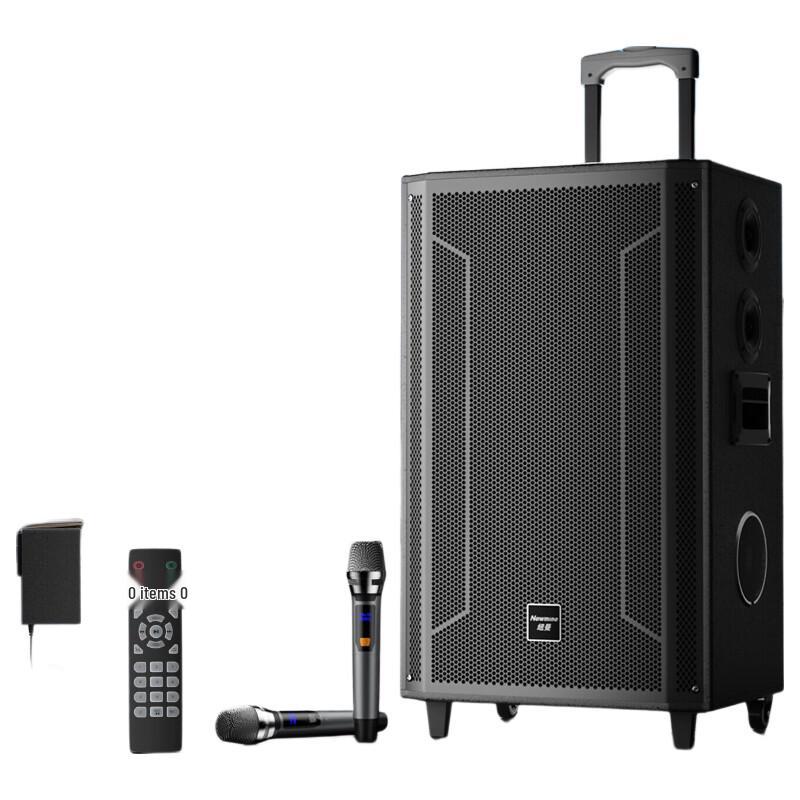Портативная Bluetooth KTV колонка Newmine N527 15 дюймов (Китайская версия)