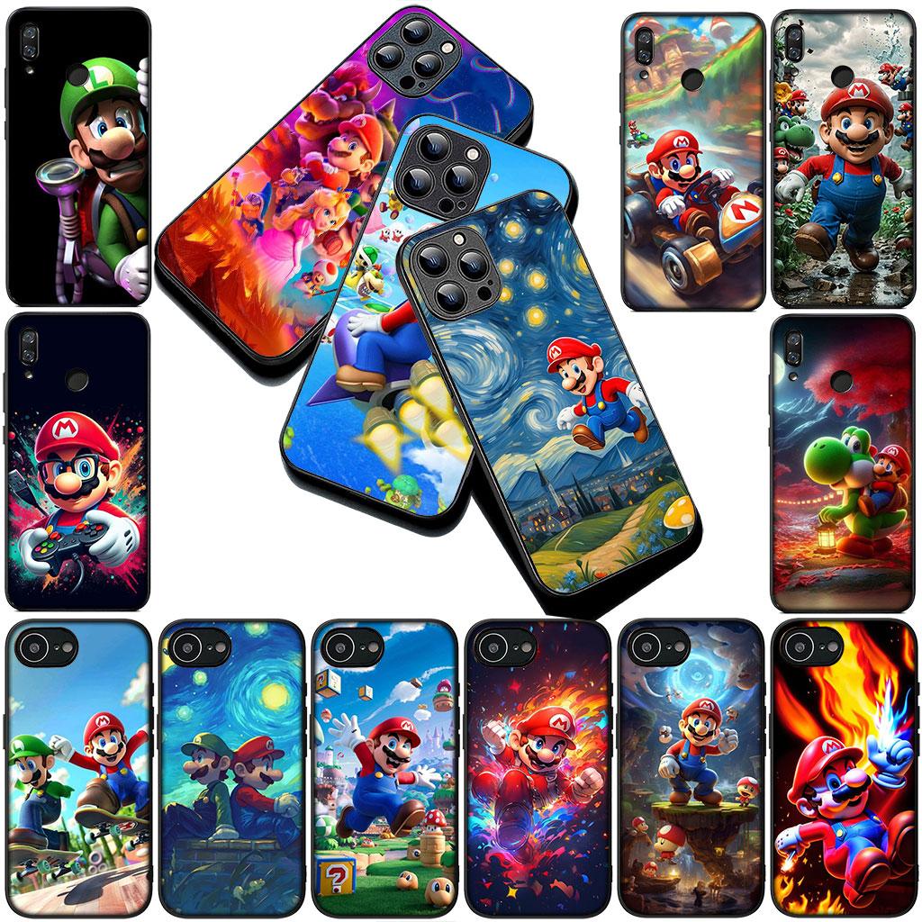 Phone Cover for Xiaomi Poco C75 C65 C71 C85 X7 X6 X5 M7 F7 F8 Ultra F6 Pro 5G Funda Casing Soft Case Game M-Marios-Wallpaper