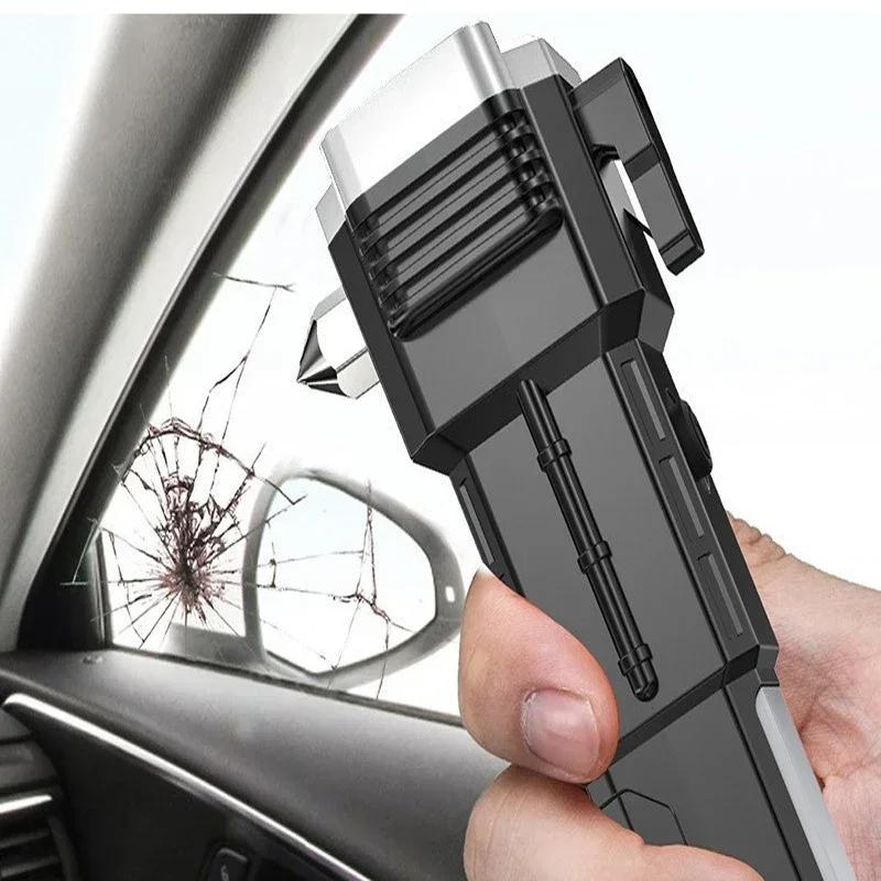 Автомобильный молоток-гвоздодер ручной фонарик USB-пауэрбанк уличный бытовой прожектор многофункциональный фонарик высокой яркости