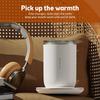 2 In 1 Self Stirring Coffee Mug 55 Celsius /131 Fahrenheit Constant Temperature Cup Warmer 10W Magnetic Self Stirring