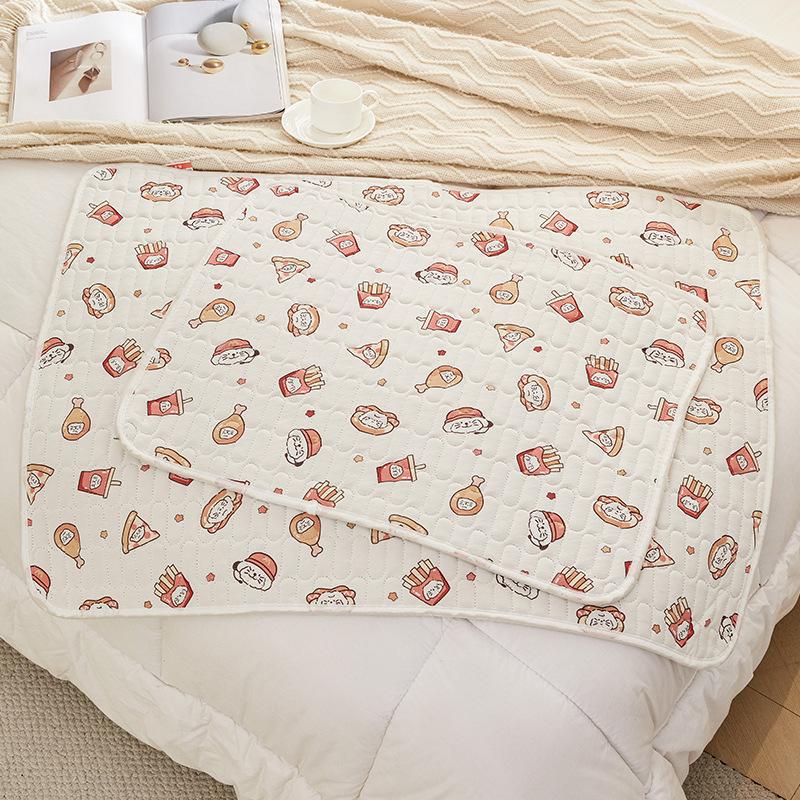 Премиальный трикотажный хлопковый пятислойный непромокаемый и нескользящий коврик для детской коляски, впитывающий и водонепроницаемый для ухода за больными