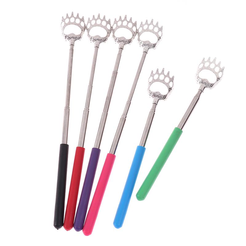 Выдвижная рукоятка, коготь медведя, мягкий массажный инструмент, скребок для спины, облегчение зуда