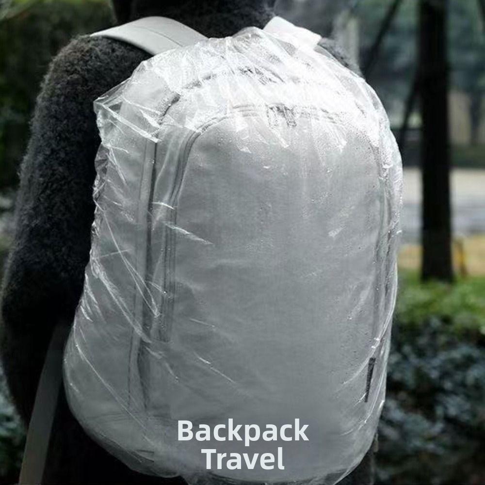 30Pcs Foldable Backpack Rain Cover Dust-proof Backpack Protective Sleeve Hiking